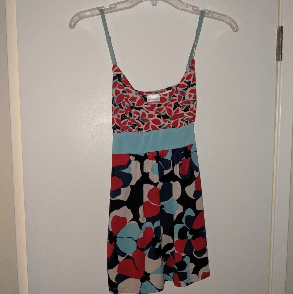 Red white and blue tank blouse